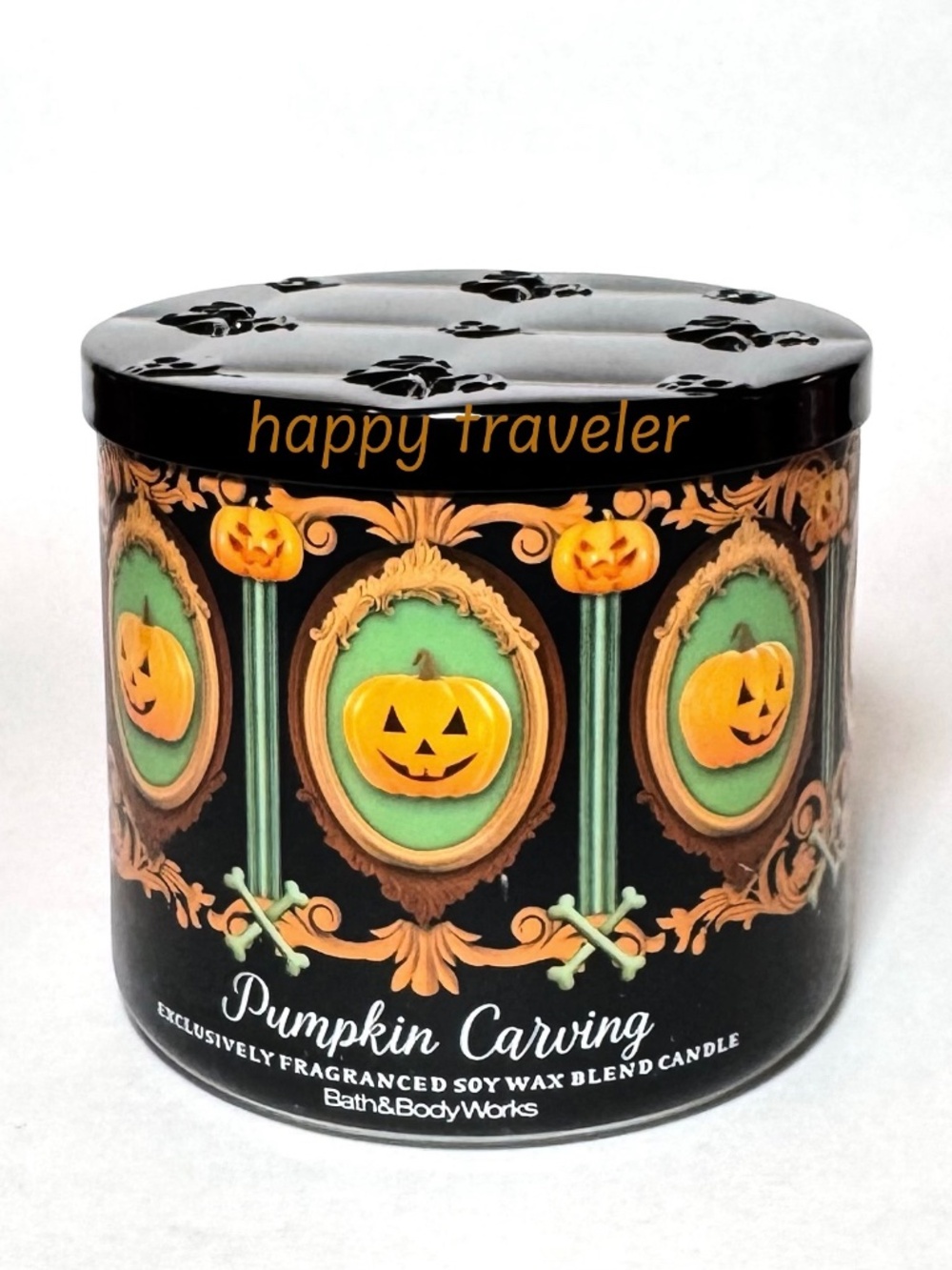 PUMPKIN CARVING 3 Wick Candle
